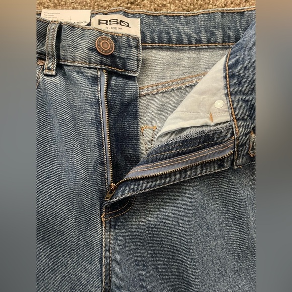 RSQ Distressed Blue Women's high rise baggy jeans size 25 - Picture 7 of 7